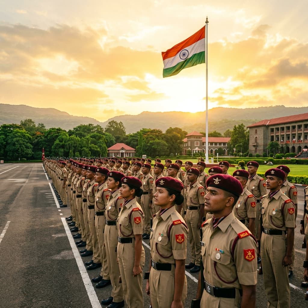 Disha Academy NDA Cadets Banner